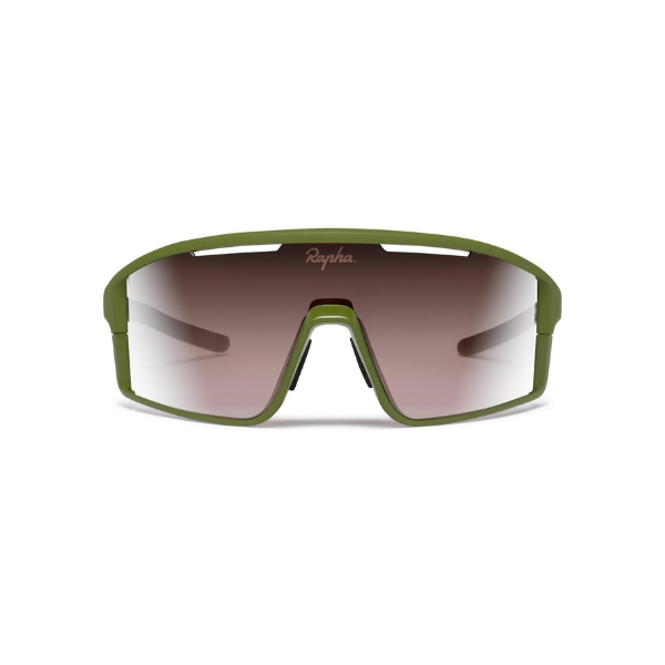 Rapha Pro Team Full Frame Glasses Green Light/Grey