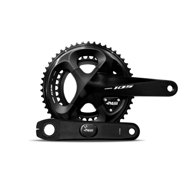 Potenciómetro 4iiii dúal PRECISION PRO Shimano 105 FC-R7000, 53-39T Ride ready (incluye bielas nuevas)